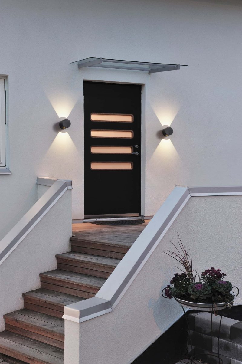 LWA409-BK outdoor decorative LED wall light