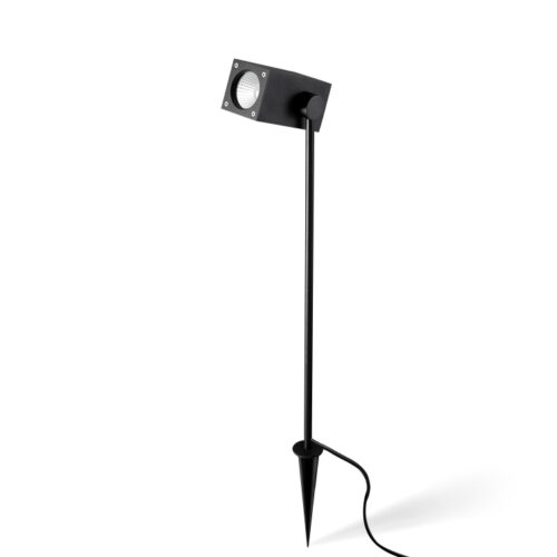 LFL028-IN220 6 watt tall black LED adjustable spike light