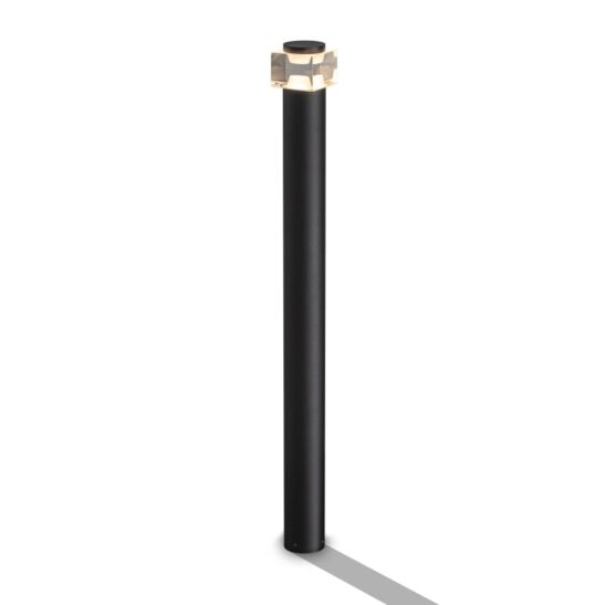 LFL068 6 watt black LED bollard light fitting