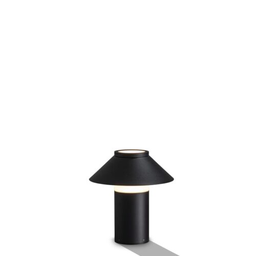 LFL075 9 watt modern black LED bollard post light