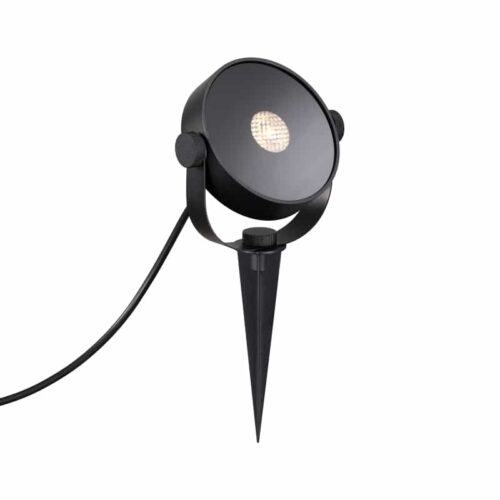 LSP270 6 watt black round LED spike light