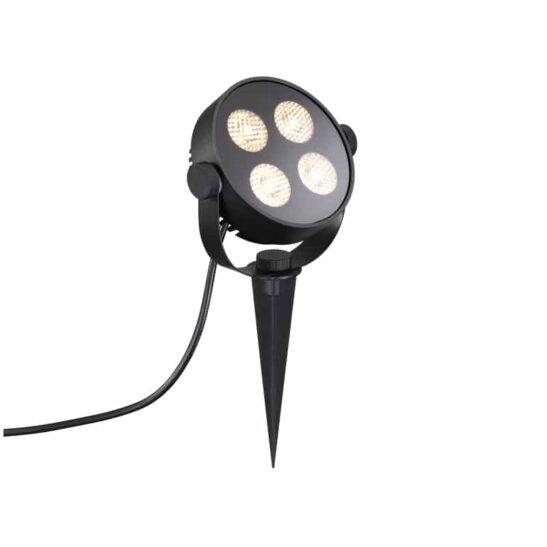 LSP273 24 watt black outdoor LED stake spotlight