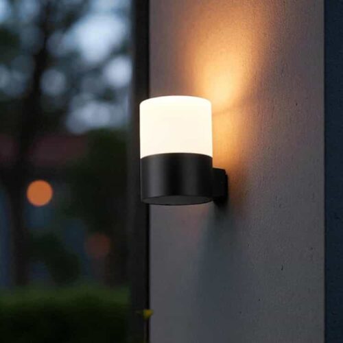 LWA213-1 9 watt black exterior LED wall light