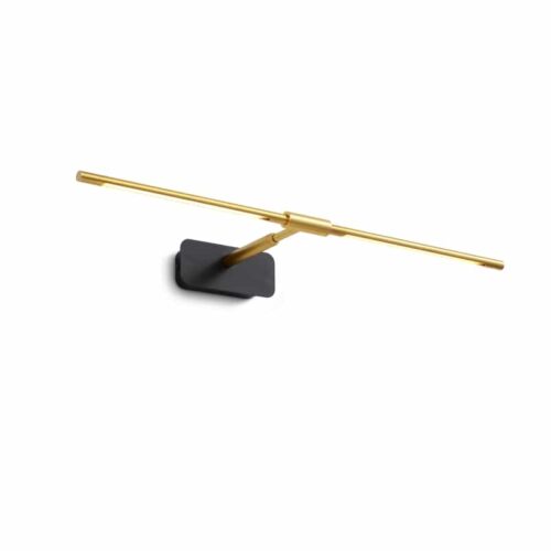 LWA506-GD 6 watt 600mm wide gold over mirror bathroom wall light