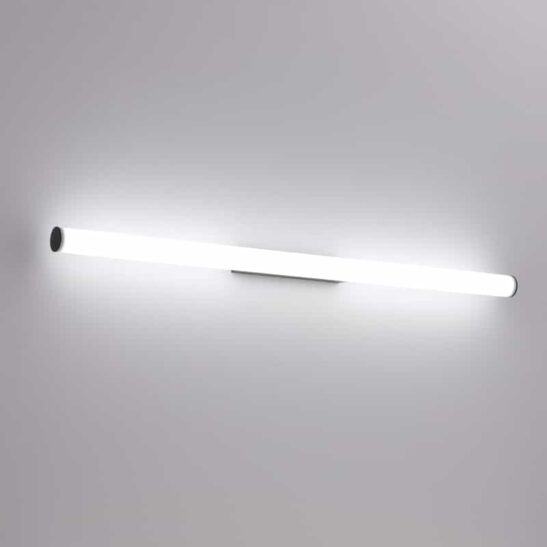 LWA562-BK 12 watt black over mirror bathroom wall light