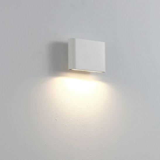 LWA454-WT 6 watt white bathroom wall downlight IP65 rated