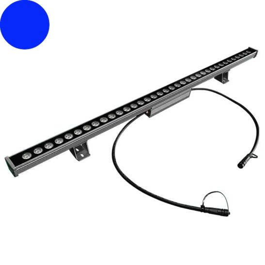 YK-WW314G-36W-blue 36 watt linear wall grazing outdoor wall washer light